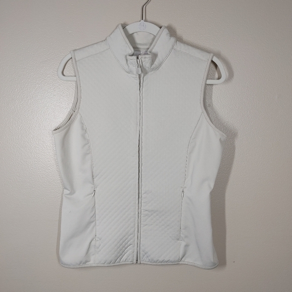 EP Pro Tour Tech Cream Quilted Golf Vest Small - Picture 13 of 13